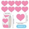 Colorful Heart-Shaped Thank You Stickers for Gift Sealing and Packaging