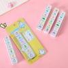 6pcs/set Kawaii Cartoon Stamps Self Ink Press Reward Stamps Kids Encourage Seal DIY Inkpad Art Crafts Korean Stationery Office