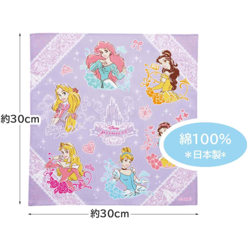 Skater Handkerchief 30x30cm Disney Princess HKC30-A