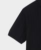 BROOKS BROTHERS Cotton Cable Polo Short Sleeve Sweater (Black) (Bbwtmo204Aufm)