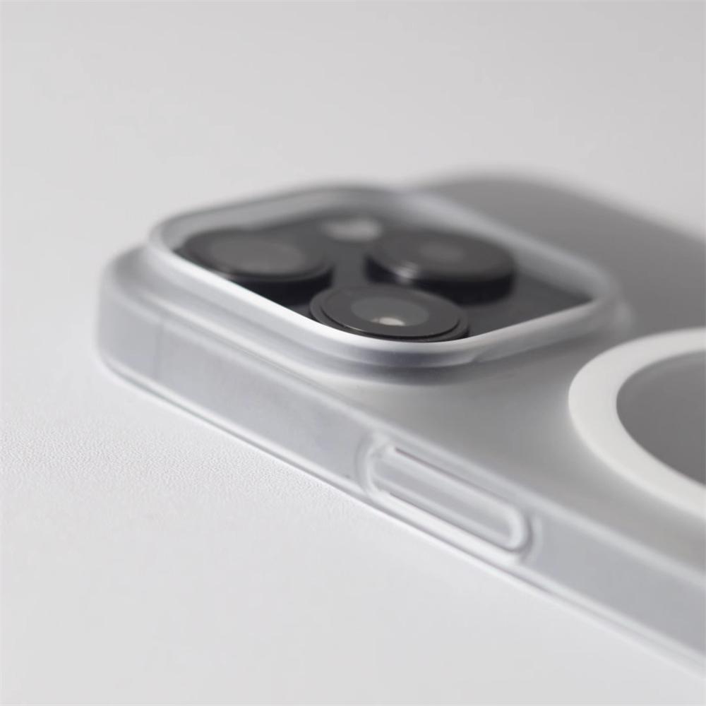 1.0 MM Ultra Thin Magnetic Translucent Matte Case For iPhone 17 16 15 Pro Max 14 13 12 Magsafe Wireless Charge Slim Hard Cover