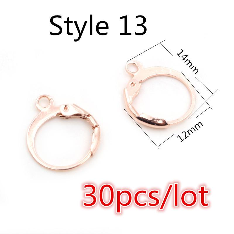  20x17mm Multi Styles Stainless steel DIY Earring Findings Clasps Hooks Jewelry Making Accessories Earwire
