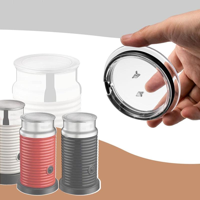 Milk Frother Lid Cover & Seal Replacement Parts for Nespresso Aeroccino 3 3R 3593 & 3594 Milk Frother Machines