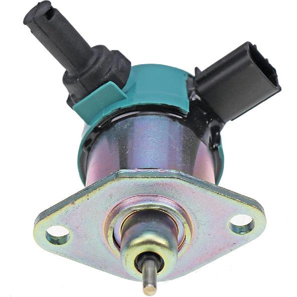 HOLDWELL 12V Fuel Shut Off Solenoid 17208-60015 17208-60016 17208-60017 17208-60010 Compatible with Kubota D905 D1005 D1105 V1205 V1305 V1505 Engine