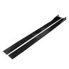 Pair of Side Skirts Extensions Splitters Black Universal