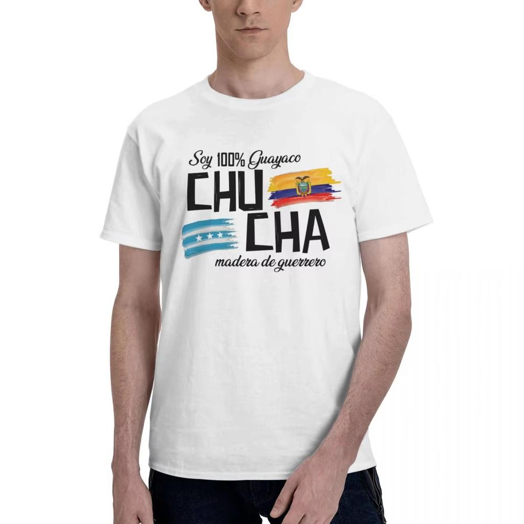 2026 Ecuador Phrase Summer Y2K Graphic Short Sleeve Unisex Tops T Shirts Hip Hop Streetwear Top Y2K Gothic Cotton Oversized T-shirts