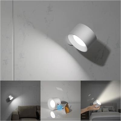 Led Wall Lamp Touch Control Remote 360 Rotatable USB Recharge Wireless Portable Night Light For Bedroom Reading Lamp
