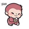 Cartoon Monkey Badge Brooch Pin, Enamel Design Lapel Bright Color Outfit with Wear-resistant Standard Safety Lightweight Accessory for Clothes