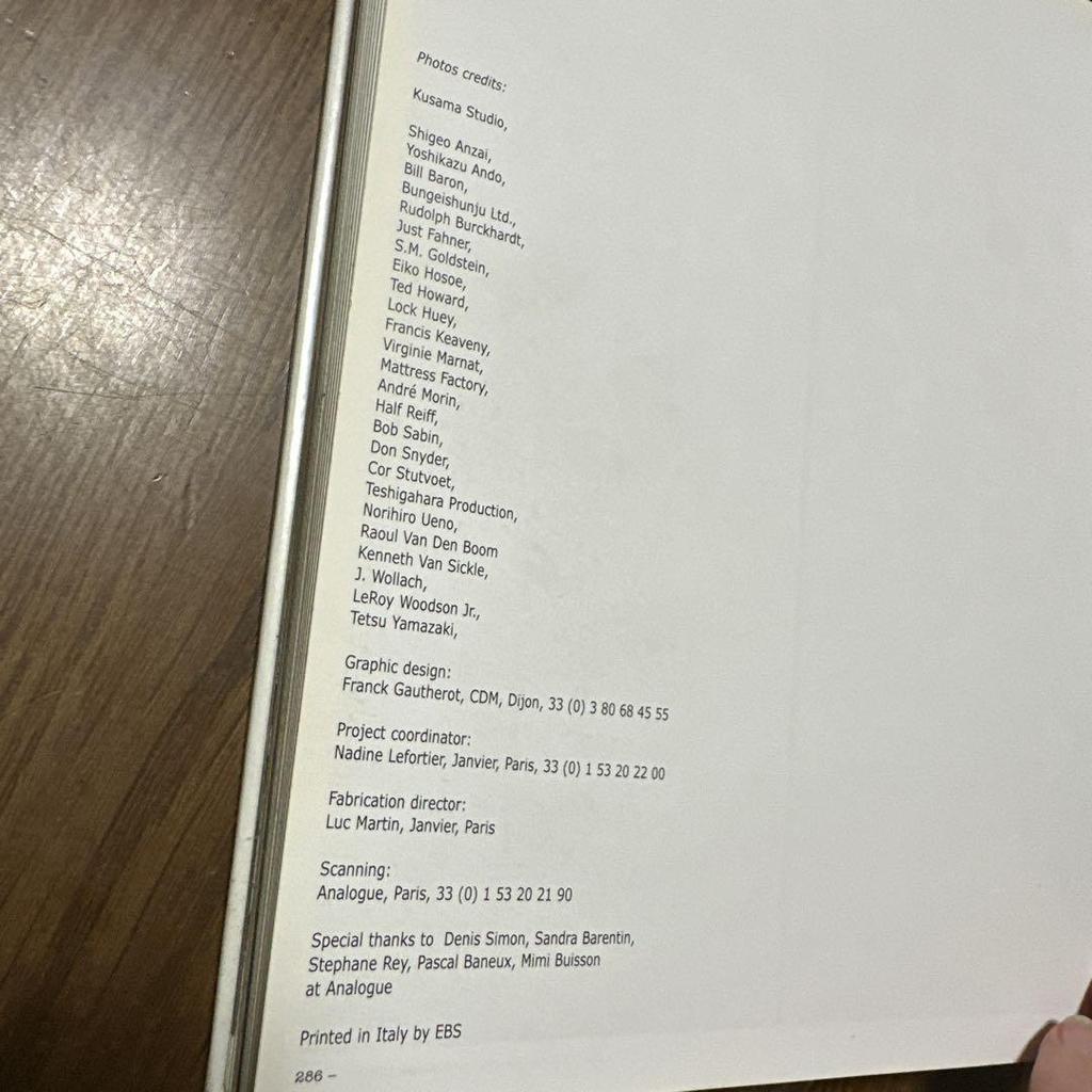 [USED] Yayoi Kusama Foreign Books Art Visual Books