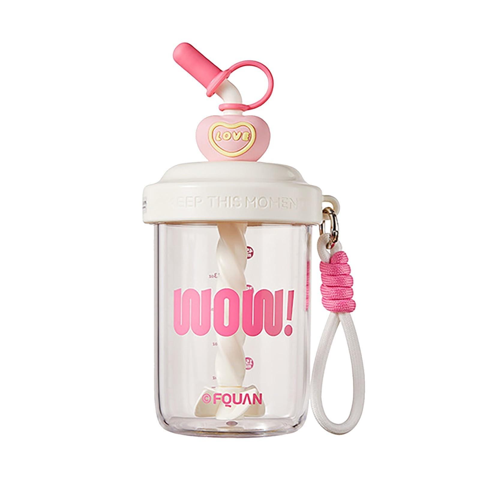 

Water Bottles With Straw Leak-proof -free, Shaker Cups For Protein Shakese, Frosted Bottle With Carry Handle For Travel, One Size