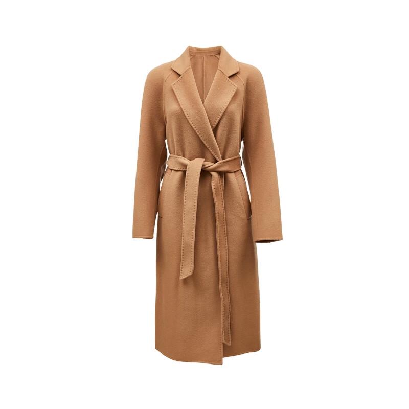 Veromoda 2024 AW Pure Wool Double-Faced Belted Coat