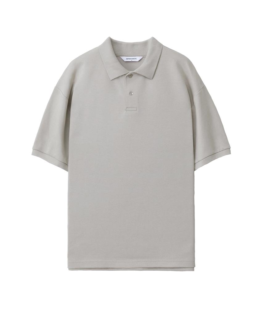 BRENSON Relaxed Double Cotton Collared Short Sleeve Tee ( 7 Colors )