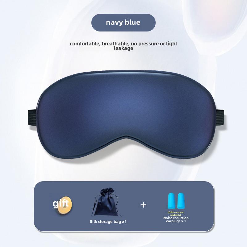 Masque pour les yeux en soie double face pour hommes et femmes: Options de blocage de la lumière et de compresses chaudes/froides pour le sommeil et la relaxation