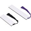 60Pcs Sublimation Blanks Bookmark Double Sided Sublimation Blanks Products with Colorful Tassels for Present, Labels, School Supply
