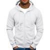 Men Full Zip Up Sweatshirts Long Sleeve  Pullover Tops Casual  And Tall Jackets With Pockets