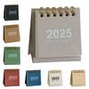 Home Decoration Mini Calendar Thick Paper Desktop Decorations 2025 Daily Planner