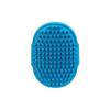 Dog Bath Brush,Dog Grooming Shedding Soothing Massage Rubber Bristles Curry Comb with Adjustable Ring Handle for Pet Dogs& Cats