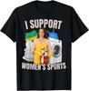 100% Bumbac Susțin Sportul Feminin Inpurtabil Umor Adult Pantaloni Bootleg Tricou