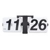 Digital Flip Down Clock 12H Vintage Automatic Mechanical Flip Desk Clock for Home Office Decor