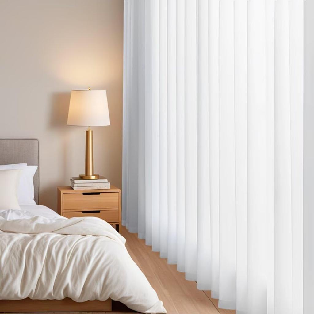 YKFN Opaque Lace Set of 90cm Long x 100cm Affordable Blackout Curtains for Small UV Heat Sun Heat Energy Adjustable Nordic Solid and Perfect for Bay