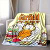 Custom 1pc Garfield Christmas Celebration Blanket, Soft And Comfortable Blanket, Casual Warm, Camping Travel Blanket, Birthday Gift Q91267