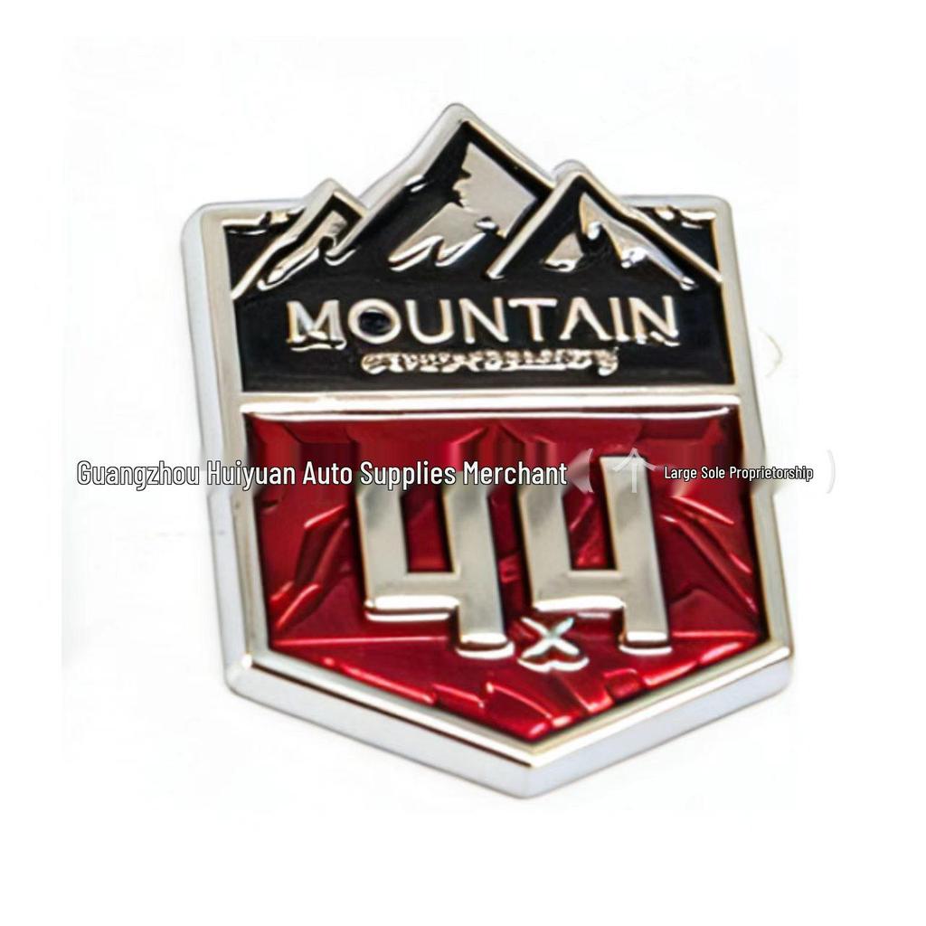 4x4 Snow Mountain Decal for JEEP Wrangler - Off-Road Emblem Car Sticker