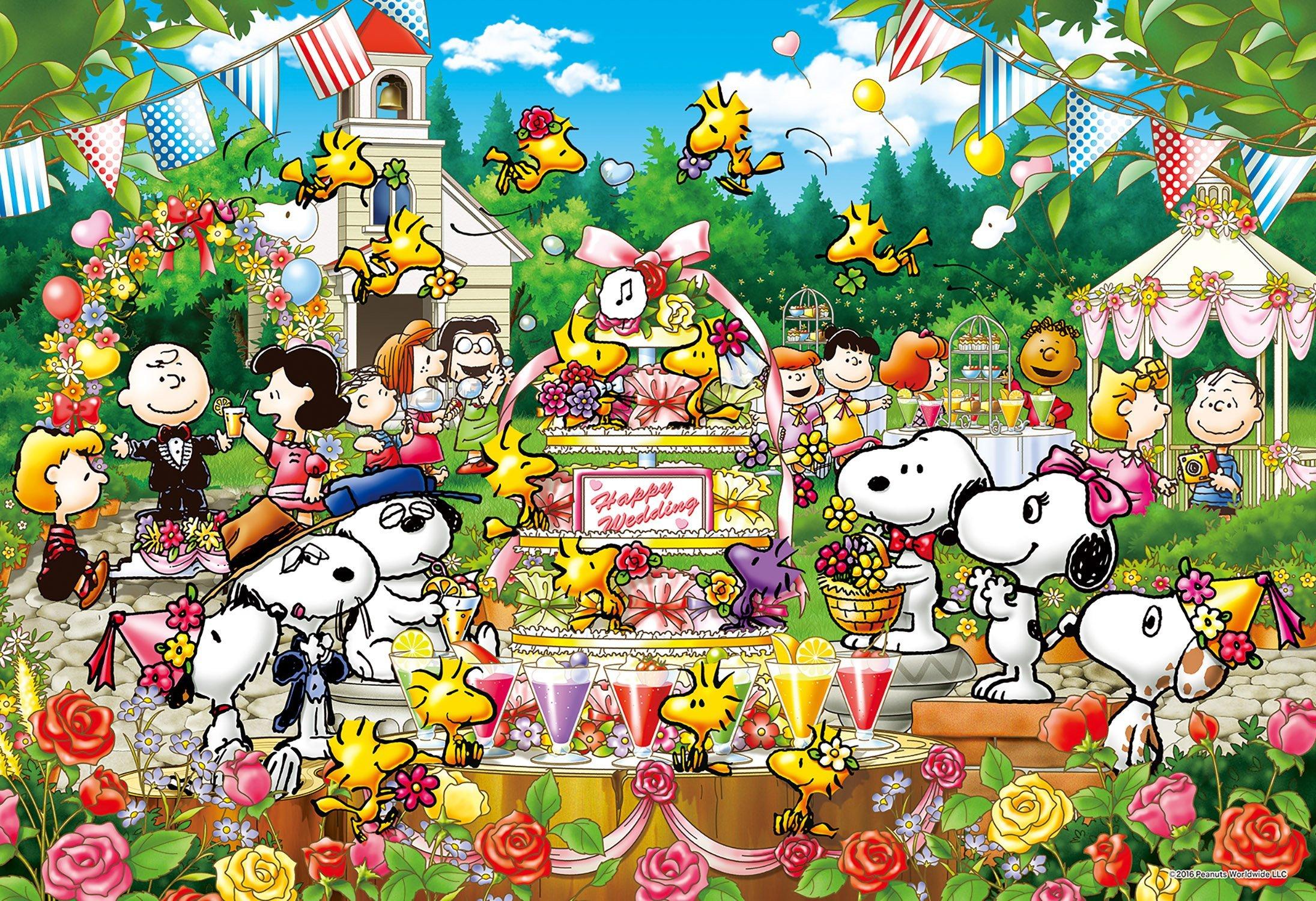 

300 Piece Jigsaw Puzzle PEANUTS Woodstock Wedding (26x38cm)