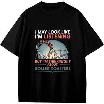 Funny Rollercoaster Fan Gift Anime Gift Girls Boys Teens T-Shirt