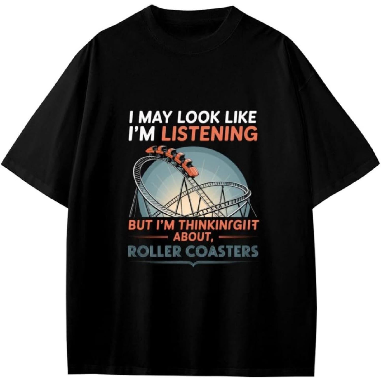 

Funny Rollercoaster Fan Gift Anime Gift Girls Boys Teens T-Shirt XXXXXL різнокольоровий