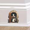 Cartoon Chef Mouse Mouse Hole Kitchen Dining Room Home Wall Decoration Self Adhesive Stickers