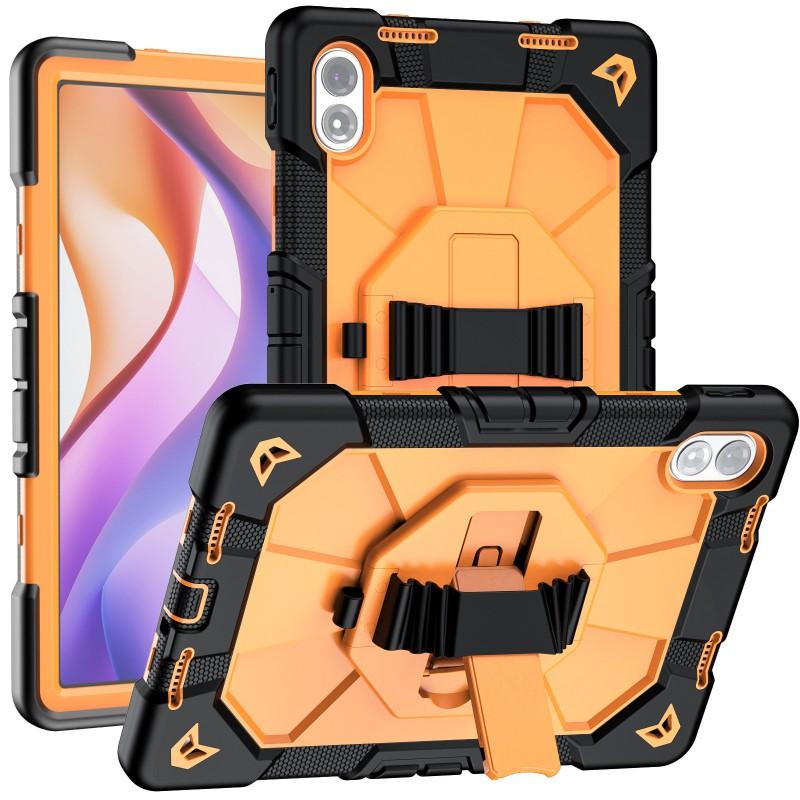 Redmi Pad Pro 12.1 Inch Protective Case With 360 Rotating Stand Shockproof Silicone PC Hybrid Cover Handheld Use