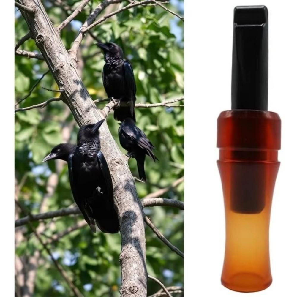 Realistic Sounds Crow Caller Brown Color Simulate Sound Crow Luring Whistle Original Sound Bird Call Whistle Luring Crows