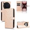 For vivo X200 Ultra 5G Wallet Case Dot Pattern Imprint PU Leather Phone Cover