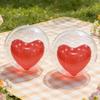 Love Heart PVC Balloons 13.38Inch Valentine's Day Heart Balloons for Anniversary Celebration Wedding Birthday Decoration