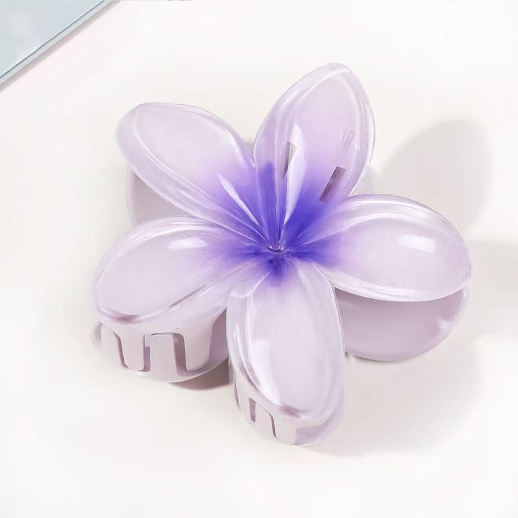 4PCS Fashion Women Flower Hair Clips Vacation Bohemia Egg Flower Hair Clips Barrettes Girls Large Hairpins Hair Accessories
