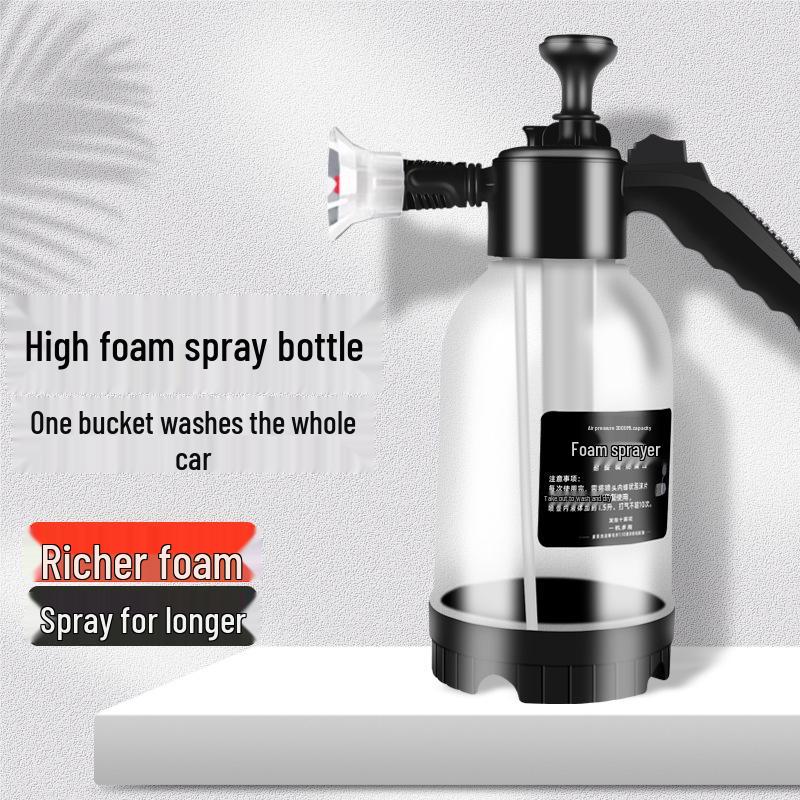 2L Handheld Foam Sprayer for Car Wash & Home Use with Pressure Relief Valve