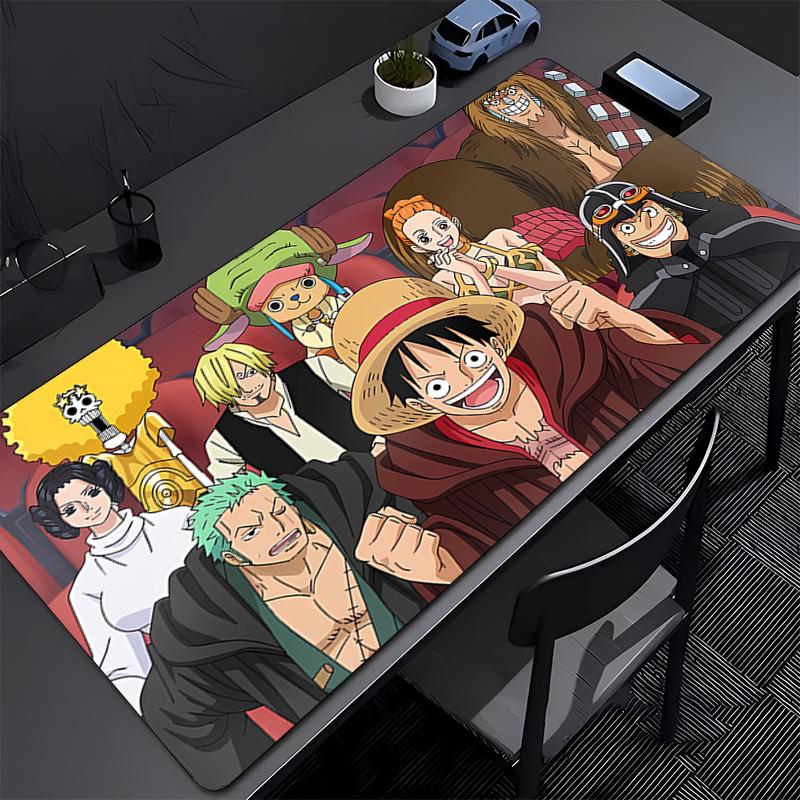 Popular Anime Mouse Pad Office Laptop Gamer Keyboard Mousepad Pc Computer Desk Mat Gaming Pad One Piece Mouse Mats For Best Gift