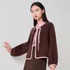 Iveni 2025 Winter Double-Faced Wool Coat AEOE751