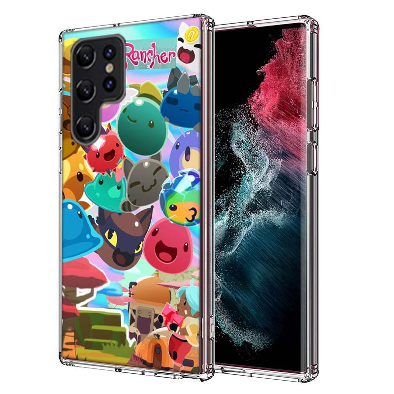 S-Slime R-Rancher Game Capa Phone Case For Samsung S26 Ultra S25 Edge Galaxy S23 S21 S20 S24 FE S22 S10 Plus Cover Clear TPU She