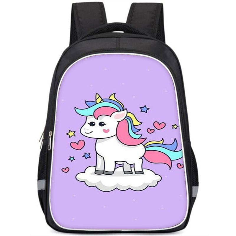 Unicorn Backpack For School Large Capacity Lightweight Design For Boys And Girls