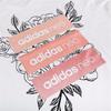 adidas Neo Casual Sports Round Neck Short Sleeve Drop Shoulder T-Shirt Women T-Shirts White DU2373