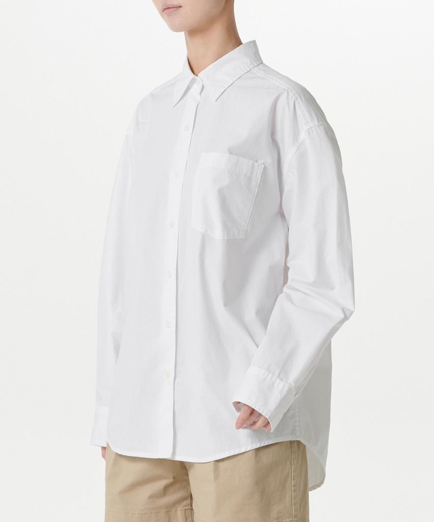 MUSINSA STANDARD WOMAN Women'S Oversized Washed Poplin Shirt [White]