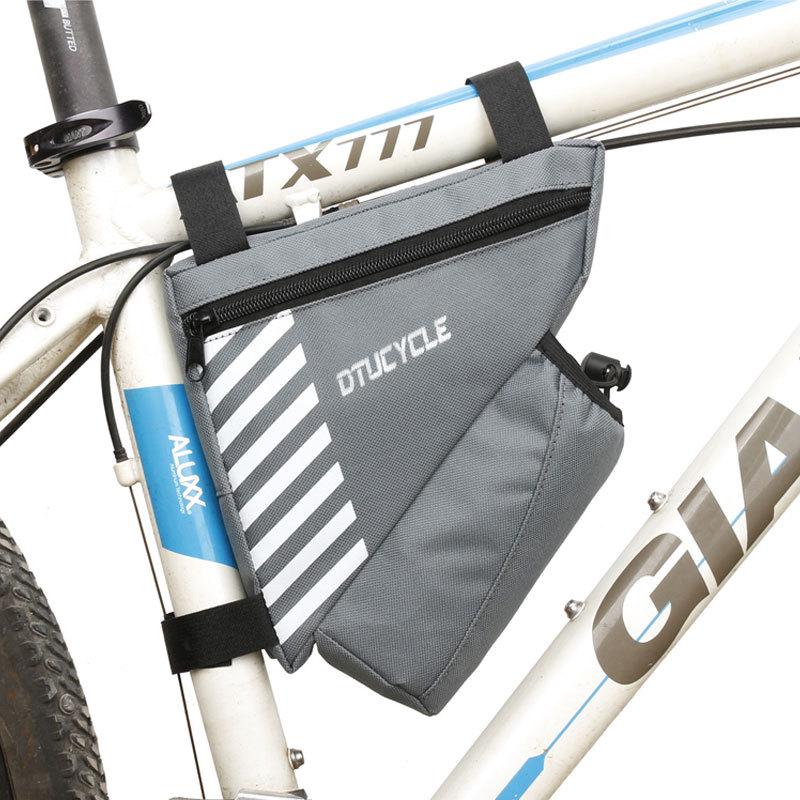 

Треугольная сумка на верхнюю трубу велосипеда для инструментов и бутылки с водой - Велосипедный аксессуар 20.5x18x5 cm
