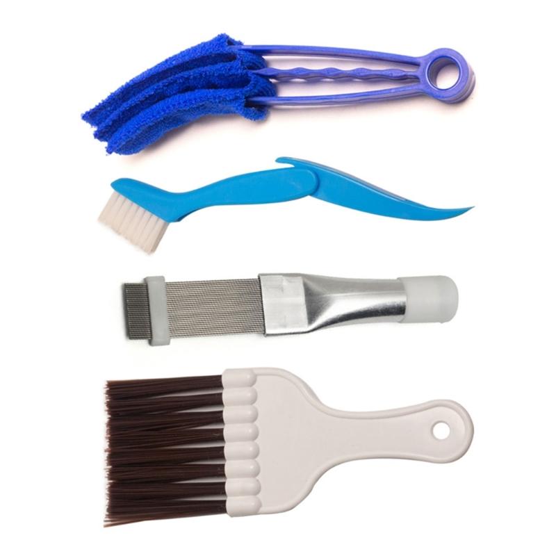 Air Conditioning Fin Comb Brush Condenser Blade Cleaning Repair Tool Universal Radiator Cleaning Brush Tool Cleaner Kits