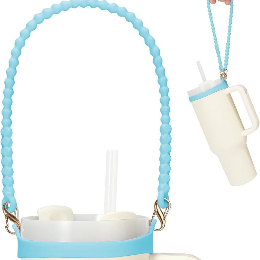 Water Bottle Handle Water Bottle Sling Carrier Holder Strap Soft Durable Silicone for Most 8-40oz Bottles for Cup Accessories
