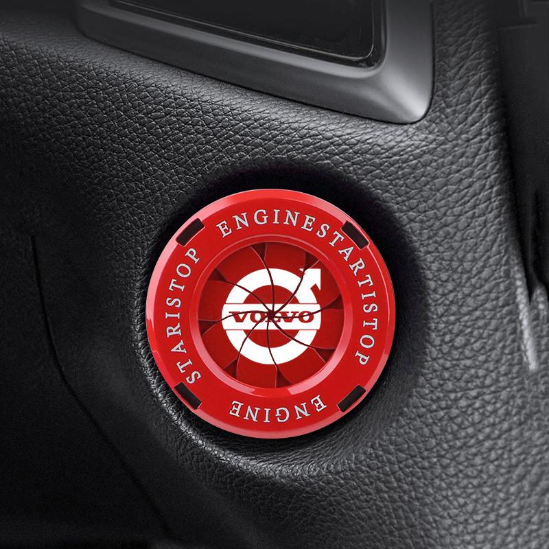 cujgl8 Car Start Button Metal Protective Cover For Volvo Xc60 Xc90 V40 V60 S60 V50 V90 S80 C40 XC40 V70 XC70 C30 C70 EX90 Rdesign