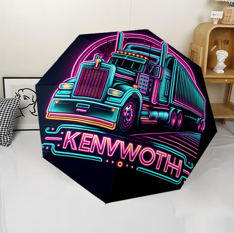 Kenworth (1) Marco de paraguas resistente adecuado para actividades al aire libre, viajes a la playa, regalo ideal para todas las estaciones