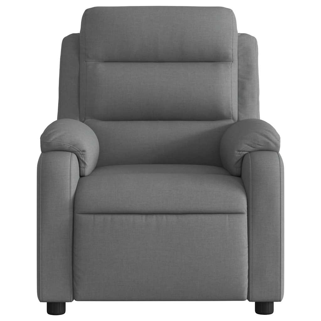 Massage Chair Dark Gray Fabric