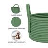 1Pc Cotton Thread Storage Basket Home Organization Storage Baby Children Toy Fabric Art Storage Cotton Rope Woven Laundry Basket Sundries Organizer