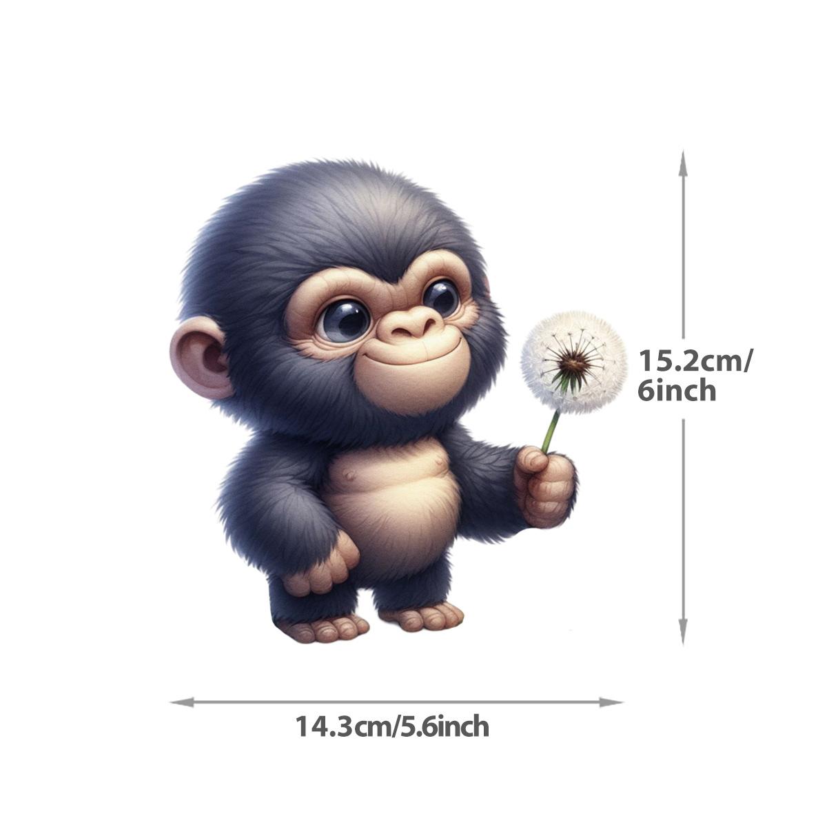 

Наклейки DTF, патчи с милыми животными, средний размер, моющиеся аксессуары для одежды, сделай сам, теплопередача, новые нашивки на одежде, индивидуальный логотип